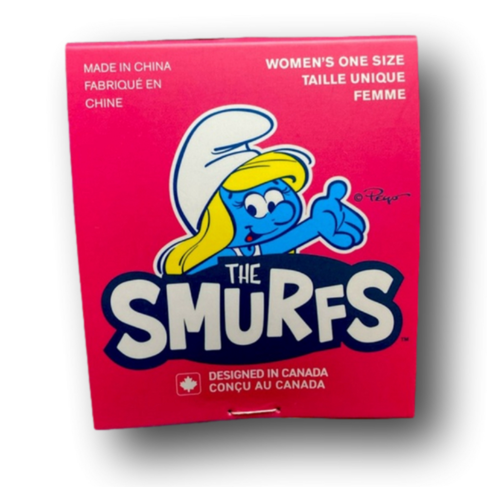 3/$20 The Smurfs Funny Novelty Crew Socks - Brand New - Picture 2 of 3